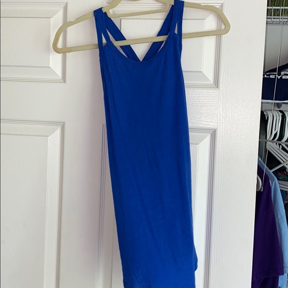 Blue Lululemon Tank Top